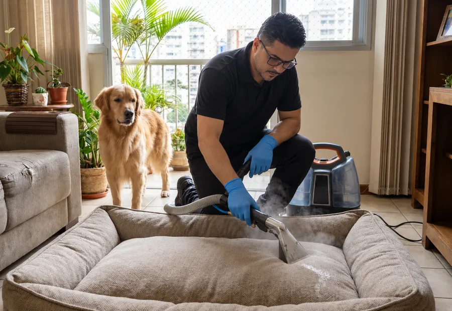 Limpeza de cama de pet em Sete Lagoas: Caminha de cachorro ou gato: limpeza em Sete Lagoas