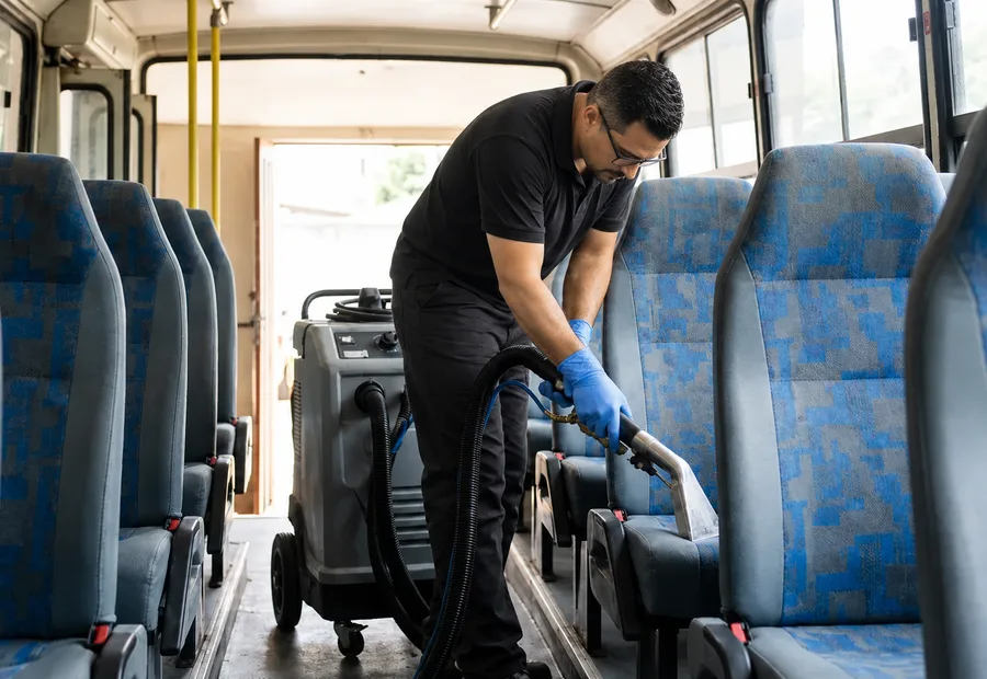 Higienização de ônibus em Sete Lagoas | Bancos: Higienização de bancos de ônibus em Sete Lagoas
